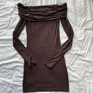 Off The Shoulder Body Con Dress